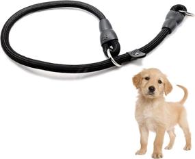 img 4 attached to Aohcae Leashes Training Collar Dogs（Black）