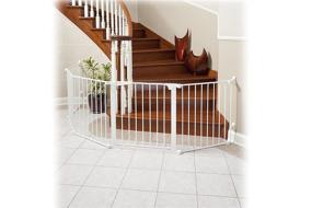 img 2 attached to 👶 KIDCO, INC. Configure Baby Gate, White - Ultimate Safety for Your Little One!