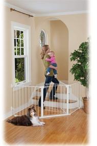 img 3 attached to 👶 KIDCO, INC. Configure Baby Gate, White - Ultimate Safety for Your Little One!