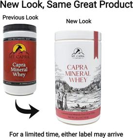 img 3 attached to Capra Mineral Whey from Mt. Capra - 1928 Legacy - Whole Food Electrolyte Supplement from Goat Milk Whey, Enriched with Potassium - 25.4 Oz Powder