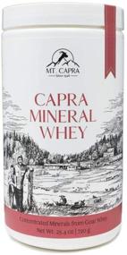 img 4 attached to Capra Mineral Whey from Mt. Capra - 1928 Legacy - Whole Food Electrolyte Supplement from Goat Milk Whey, Enriched with Potassium - 25.4 Oz Powder