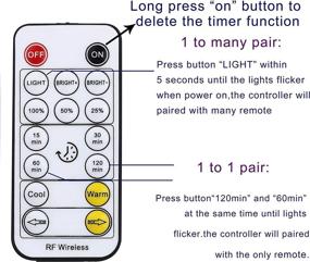 img 1 attached to 🔆 AIBOO LED Under Cabinet Puck Lights - Color Temperature Adjustable Warm+White Double Color - Dimmable RF Remote Controller - Kitchen Shelf Ambiance Display Lighting (4 Lights, 12W)