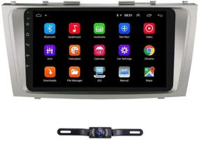 img 4 attached to 🚗 Ossuret Android 10 Car Stereo FM Radio for Toyota Camry/AURION (2007-2011/2006-2011) with 9" Touch Screen GPS Navigation & Steering Wheel Control