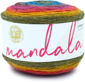 img 4 attached to Lion Brand Yarn Mandala Chimera 525-204 - 1 Pack