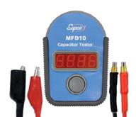 🧪 supco mfd10 digital capacitor tester: accurate led display, wide 0.01 to 10000mf range logo