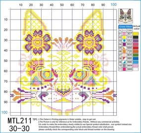 img 2 attached to Embroidery Beginners Kit Adult Counting 12×12Inch