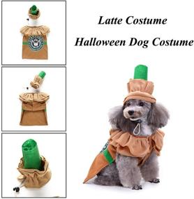 img 2 attached to ☕️ Puppy Latte Christmas Dog Cat Costume: Perfect Pet Costume for Coffee Lovers!