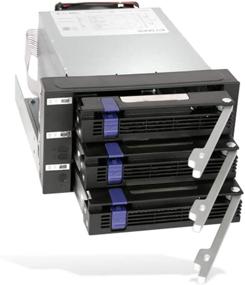 img 2 attached to 🧊 Icy Dock FatCage MB153SP-B: Hot-Swap 3x3.5 SATA Hard Drive Backplane Cage for 2X 5.25 Drive Bay