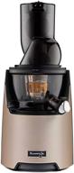 kuvings evo820cg whole slow juicer: boost nutrients & vitamins, bpa-free, easy to clean, ultra efficient 240w, champagne gold logo