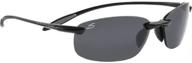 serengeti nuvola adult polarized sport sunglasses - shiny black/phd cpg, ideal for outdoor activities логотип