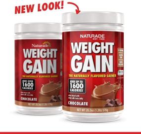 img 1 attached to 🍫 Naturade Chocolate Weight Gain Instant Nutrition Drink Mix - All-Natural Formula, 20.3 Ounce