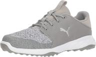 puma fusion sport limestone gray violet sports & fitness in golf logo