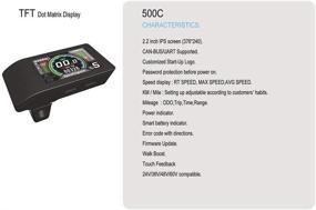 img 1 attached to 🚴 Ebike LCD Displays: Explore Advanced Cycling Computers (500C, P850C, 860C, 750C-ble, DPC18) for Electric Bikes with Mid and Hub Motors (BBS01, BBS02, BBSHD)