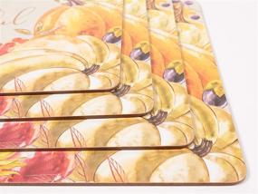 img 2 attached to Thankful 12 🙏 Inch Placemats by KAF Home