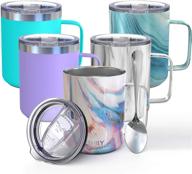 ☕ insulated stainless steel coffee mug for food service equipment & supplies логотип