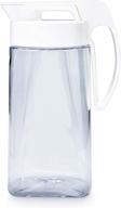 lustroware one touch airtight pitcher: ultimate spill-proof container for fresher beverages! logo