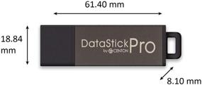 img 2 attached to 💾 Centon DataStick Pro 64 ГБ USB 2.0 флеш-накопитель - серый (модель DSP64GB-001)