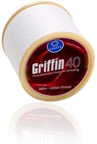 img 4 attached to 🧵 India - 2 Spools of 300m Griffin 40 TKT Cotton Thread for Eyebrow and Facial Hair Removal