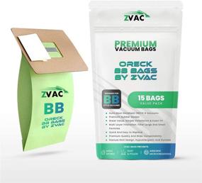 img 4 attached to ZVac Replacement for Oreck Buster B Vacuum Bags - 15 Pack Heavy-Duty Cardboard Set - Compatible with Oreck BB Models PKBB12DW & PKBB12OF