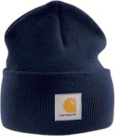 🧢 carhartt grey acrylic watch cap: a versatile beanie ski hat for all-day comfort logo