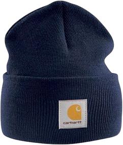 img 2 attached to 🧢 Carhartt Grey Acrylic Watch Cap: A Versatile Beanie Ski Hat for All-Day Comfort