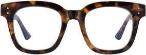 img 4 attached to 👓 Madison Avenue Women's Oversize Tortoiseshell Blue Light Glasses - Anti Eyestrain, UV Protection Computer Eyeglasses