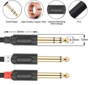 img 2 attached to Gold Plated Audiowave 6 35Mm Adapter Splitter