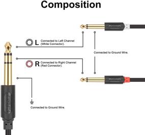 img 3 attached to Gold Plated Audiowave 6 35Mm Adapter Splitter