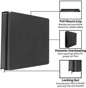 img 2 attached to 📺 OptiMount™ PS4 Slim - HumanCentric Wall or TV Back Mount | Patent Pending
