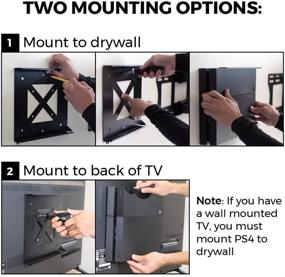 img 1 attached to 📺 OptiMount™ PS4 Slim - HumanCentric Wall or TV Back Mount | Patent Pending