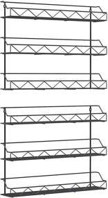 img 3 attached to 🌶️ Auledio 2 Pack Spice Rack Organizer: Versatile 3-Tier Storage Solution for Kitchen, Bathroom & More