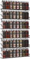 🌶️ auledio 2 pack spice rack organizer: versatile 3-tier storage solution for kitchen, bathroom & more logo