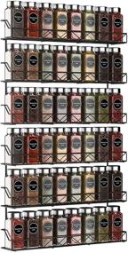 img 4 attached to 🌶️ Auledio 2 Pack Spice Rack Organizer: Versatile 3-Tier Storage Solution for Kitchen, Bathroom & More