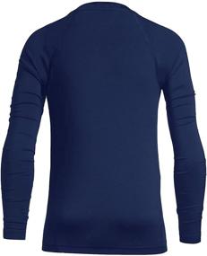 img 3 attached to 👕 Термобелье с компрессией и флисовыми рукавами для мальчиков BALEAF: оптимальная активная одежда для повышения эффективности