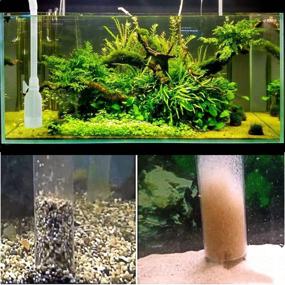 img 1 attached to 🐠 MingDak Aquarium Gravel Cleaner Vacuum Siphon Pump: Efficient Water Changer & Gravel Washer with Flow Controller and Long Nozzle - BPA Free