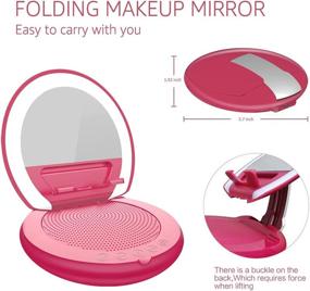 img 1 attached to Makeup Mirror Bluetooth Brightness Multifunction