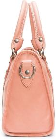img 2 attached to FRYE Melissa Satchel Handbag Cognac Women's Handbags & Wallets