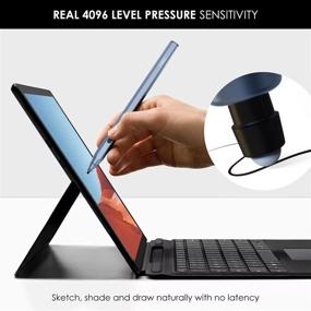 img 3 attached to Uogic Pen for Microsoft Surface – Slim, Lightweight, &amp; High Sensitivity: Ideal for Surface Pro/Go/Book/Studio/Laptop