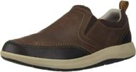 👞 clarks men's shoda brown leather shoes logo