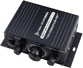img 1 attached to 🔊 BEYST Power Amplifier: Portable Dual Channel DC12V Stereo Sound Mini Receiver for Home - HiFi Music at Your Fingertips