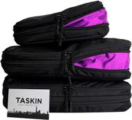 🧳 taskin compression-pack, genuine zippered packing solution logo