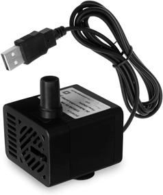 img 4 attached to DOMICA USB DC 5V Mini Pet Fountain Replacement Pump for Cat & Dog Fountains, Aquariums, Fish Tanks, Tabletop Fountains, Statuary, Bird Baths, Water Features