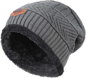 img 3 attached to ❄️ HINDAWI Winter Hats for Women and Men - Slouchy Beanie Skull Caps for Warm Snow Skiing, Knit Hat Cap