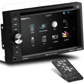 img 4 attached to 🚗 BOSS Audio BV9351B Автомобильный DVD-плеер - Double Din, Bluetooth, 6.2-дюймовый сенсорный экран, MP3/CD/DVD/USB/SD/Aux, AM/FM радио, черный