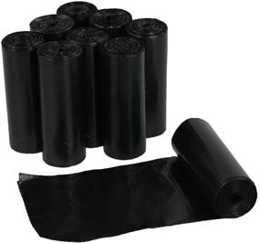 img 1 attached to 🗑️ Saedy 1.2 Gallon Trash Bags: Black Trash Can Liners for Efficient Waste Disposal - Pack of 225 Bags