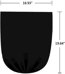 img 3 attached to 🗑️ Мешки для мусора Saedy объемом 1,2 галлона: чёрные мешки для урны для эффективного утилизации отходов - упаковка из 225 мешков