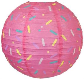 img 3 attached to 🍩 Just Artifacts 12-inch Donut Party Sprinkles Hanging Paper Lanterns (3pc)