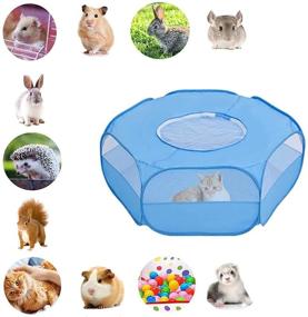 img 4 attached to Mantouxixi Playpen Chinchilla Hamsters Rabbits