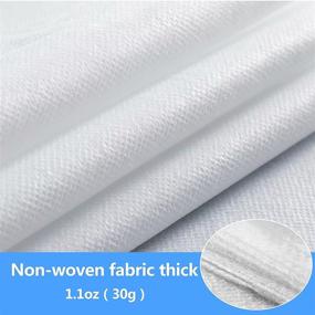 img 1 attached to Cheruje Disposable Bed Sheets 20PCS Spa Bed Sheets 30x71 - Beauty, Travel, Tattoo Studio, Elderly Care - Thickening 30g/cbm