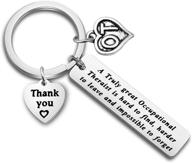 🔑 ensianth occupational therapist gift: an appreciation keychain for a truly great ot logo